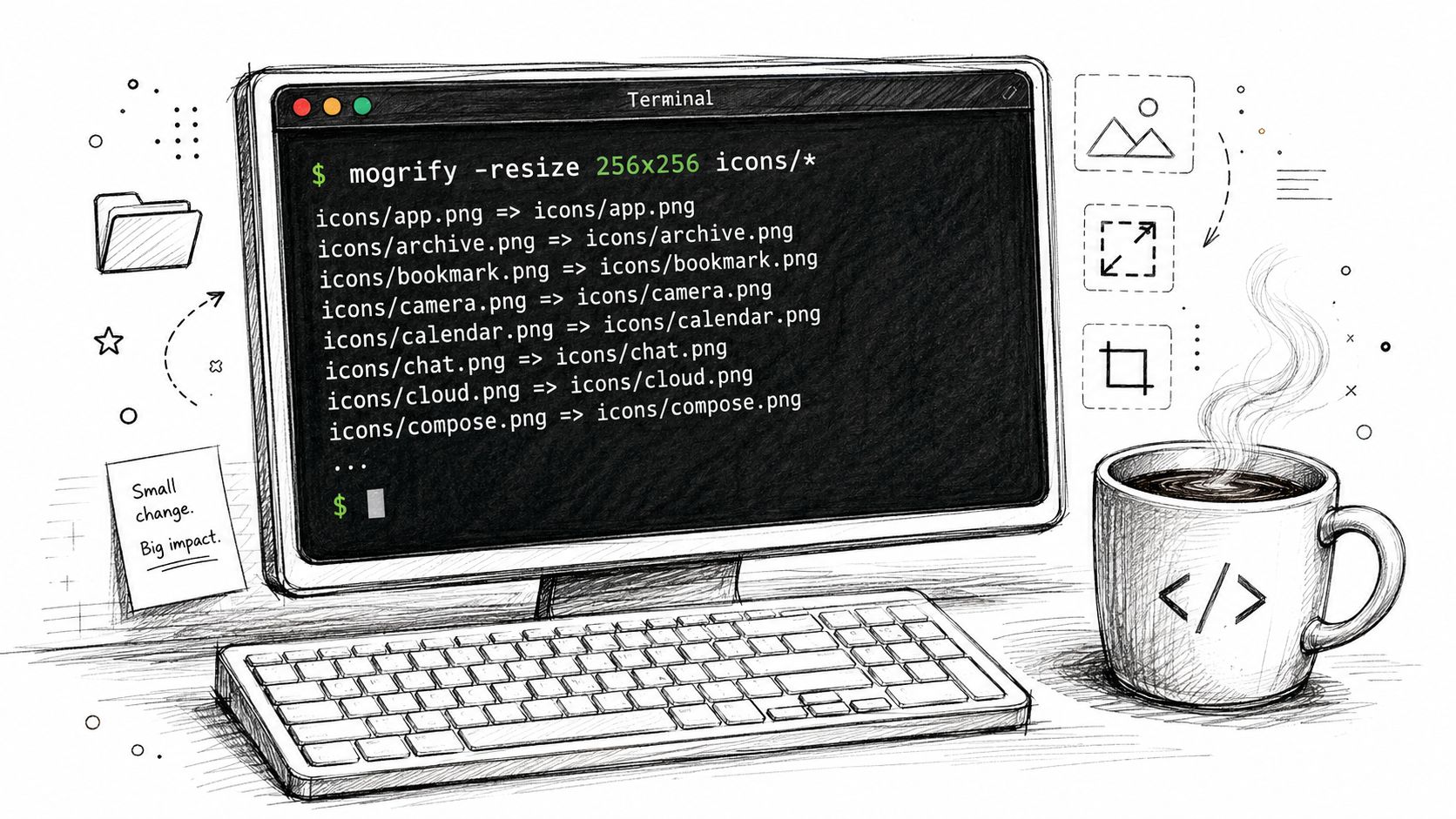 Screenshot from https://prodsnap.com/images/imagemagick-batch-resize-terminal.jpg